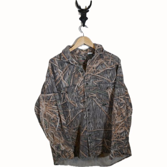 Vintage Mossy Oak Camo Button Up - Picture 1 of 3